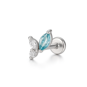 עגיל Blue Marquise