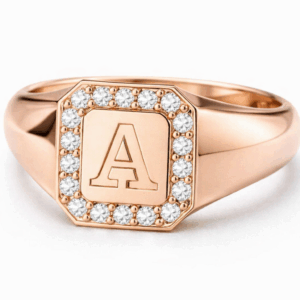 טבעת חותם אות A