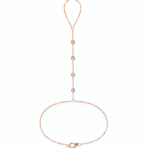 צמיד טבעת 4 יהלומים