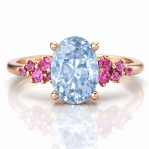 טבעת פרחים אובל