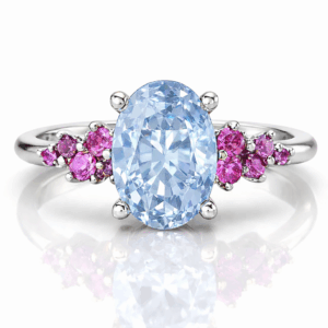 טבעת פרחים אובל