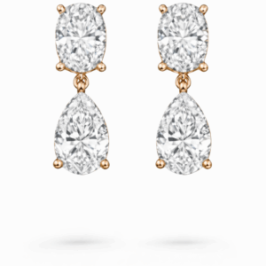 עגילים נופלים אובל וטיפה